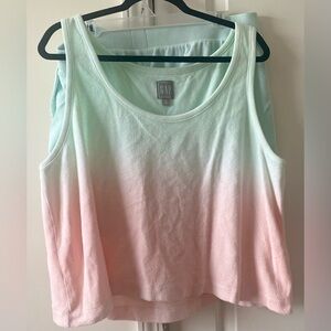 Gap terry cloth short/tank set. Size XL